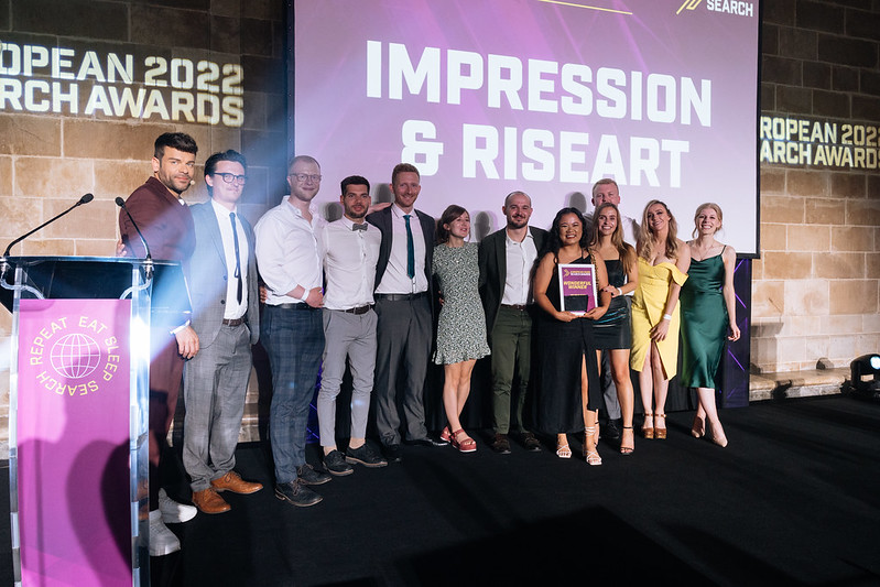 Image: Impression Wins SEO Award at The European Search Awards 2022