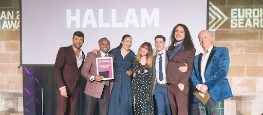 Image: Hallam crowned Best Large Integrated Search Agency at the European Search Awards 2022