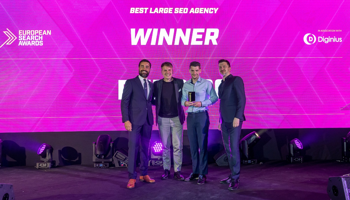 Image: Reddico Wins Best Large SEO Agency at the European Search Awards 2023