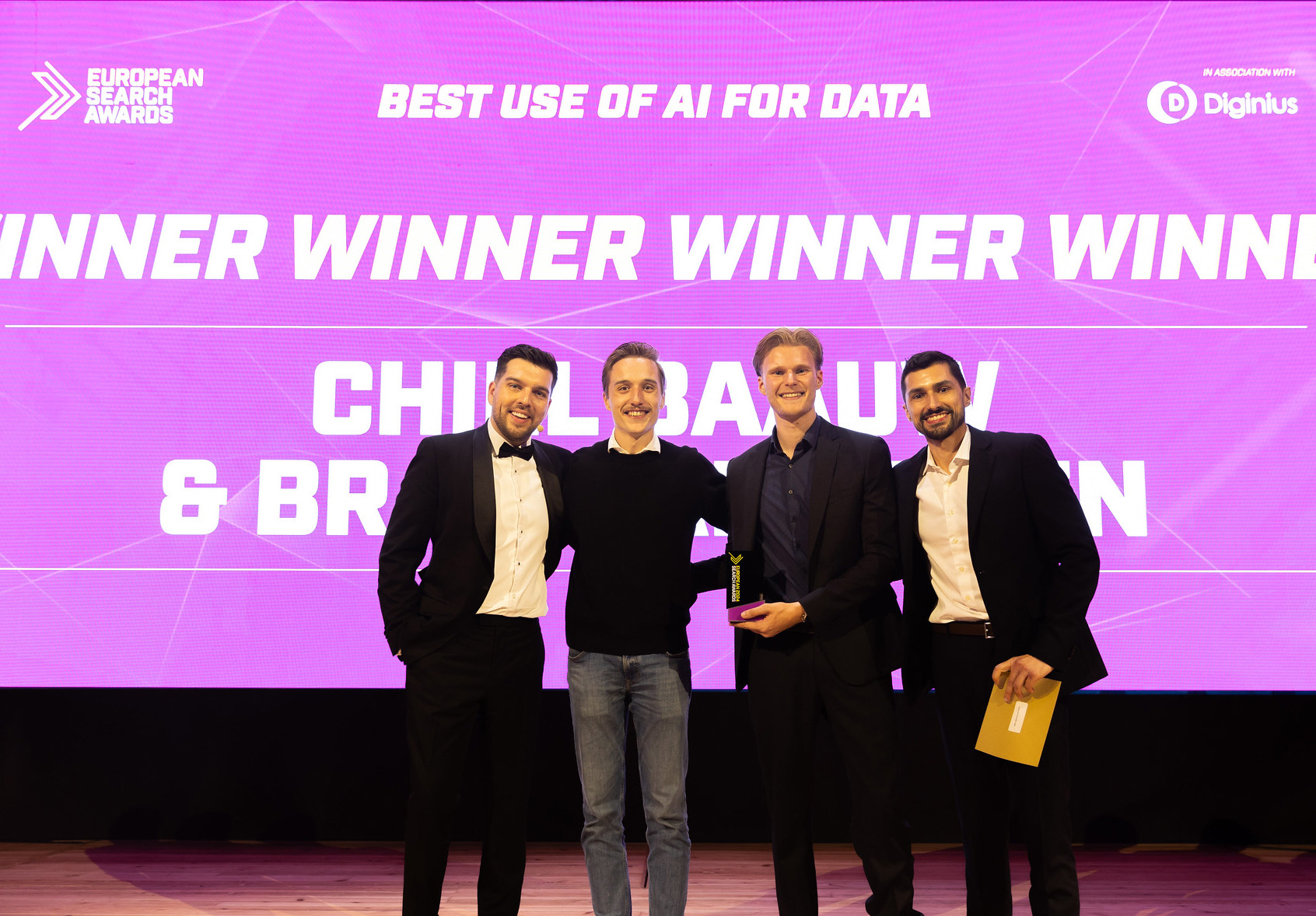 Image: Underdog walks away with ‘Best Use of AI for Data: What’s on with that?