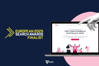 Image: Zeo Shortlisted in 13 Categories at the European Search Awards!