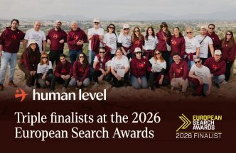 Image: Organic Leadership and Results: Human Level, Triple Finalist at the 2026 European Search Awards