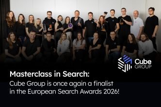 Image: Breaking Records: Cube Group Storms the European Search Awards 2026 Finals!